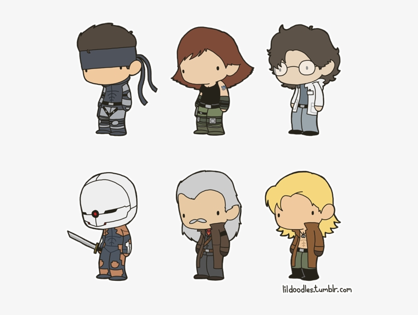 Lil' Metal Gear Solid Booster Pack This Pack Includes - Cartoon, transparent png download