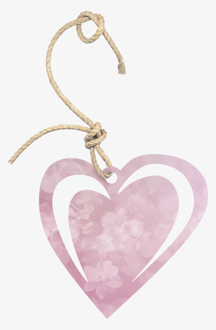 Kalpli Nazar Boncuğu Resmi - Ficelle En Coeur Png, transparent png download