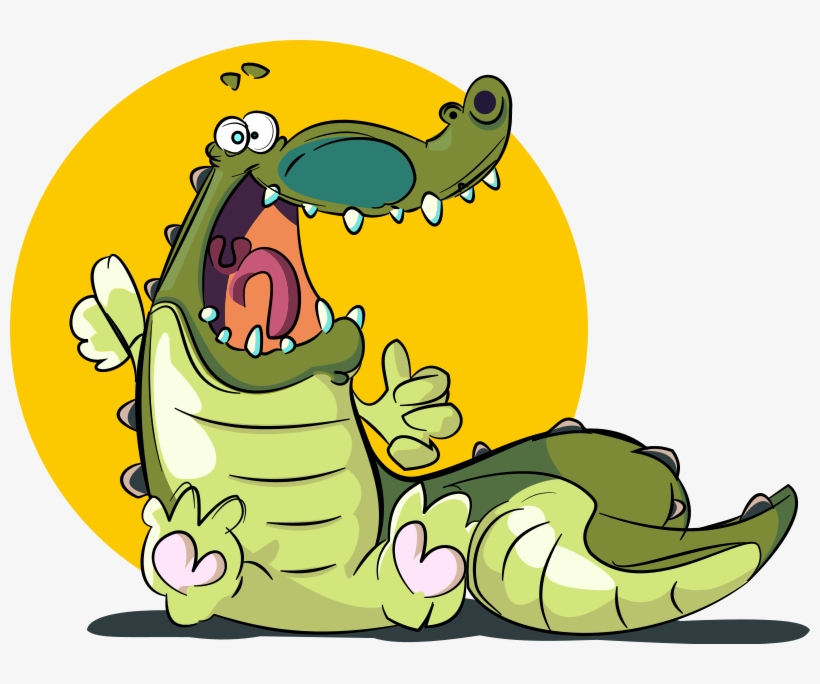 Free To Use Public Domain Reptile Clip Art - Crocodile Cartoon Png, transparent png download
