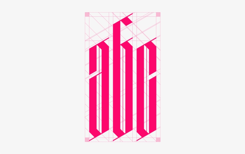 Davide Zomer Created The Modular Typeface Rezn7399 - Architecture, transparent png download