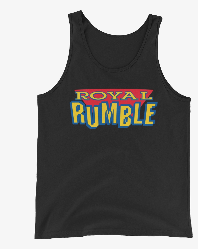 Royal Rumble Retro Logo Unisex Tank Top - 80s Tank Top, transparent png download