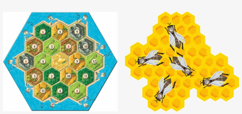 From Above, The City Would Look Like The Board From - Free Clipart Honey Comb, transparent png download