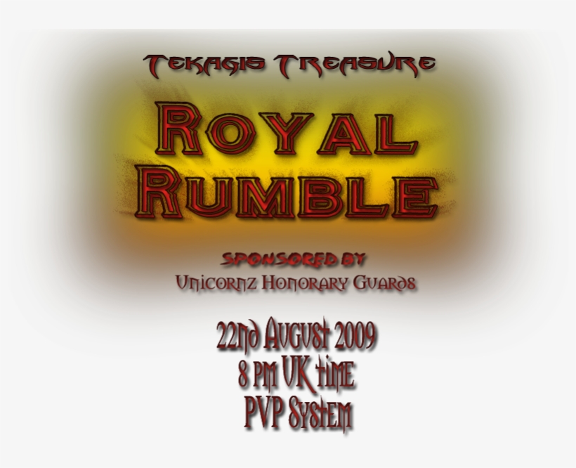 Report Rss Tekagis Treasure Royal Rumble - Poster, transparent png download