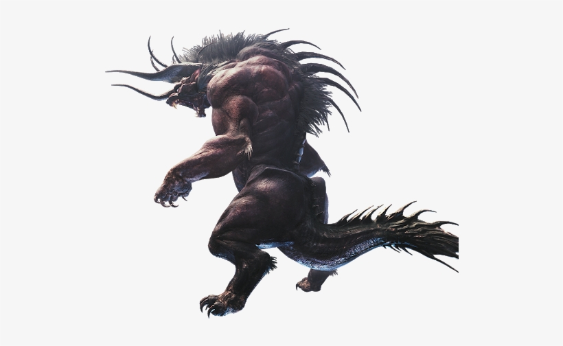 A Monster Moving Between Areas, Repeatedly Locking - Behemoth Monster Hunter World, transparent png download
