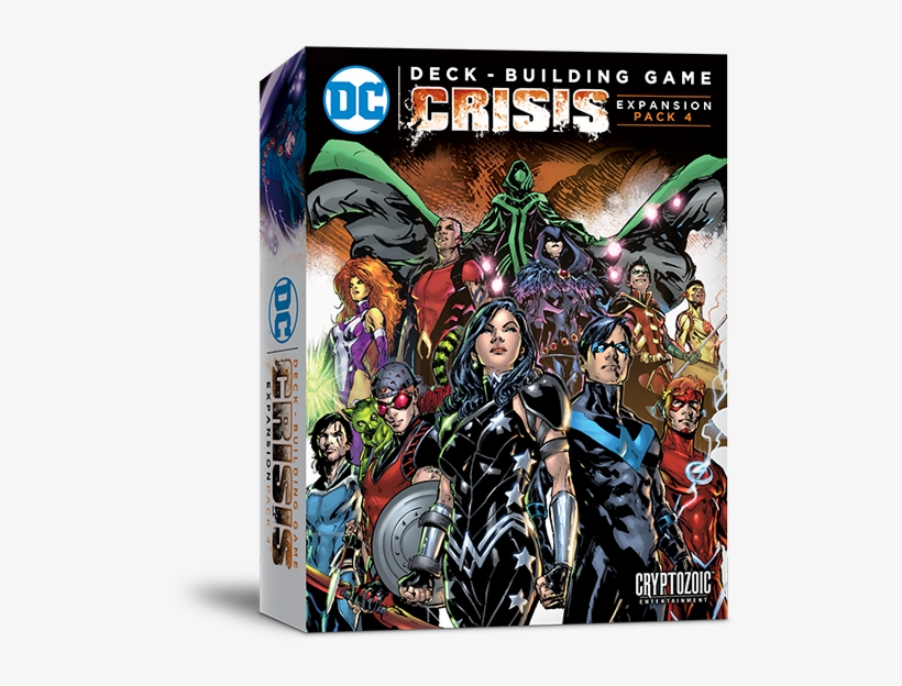 Beast Boy, Blue Beetle, Kid Flash, Raven, Red Robin, - Dc Deck Building Crisis 4, transparent png download