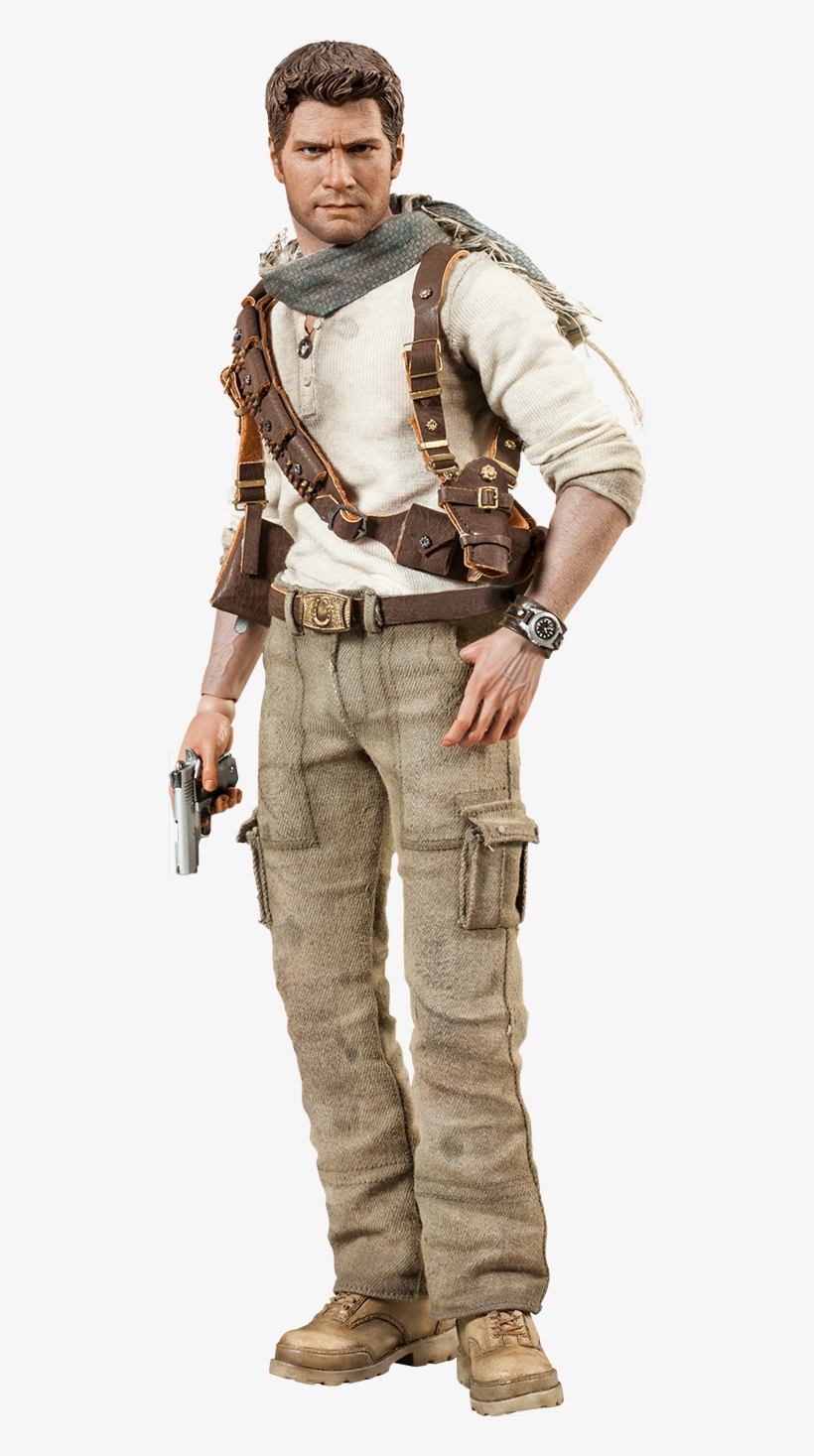 Nathan Drake Sixth Scale Figure - Nathan Drake Uncharted 3 Sixth Scale Figure, transparent png download