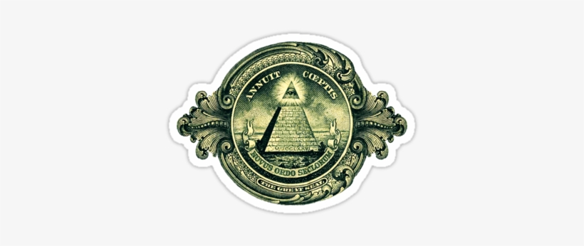 All Seeing Eye Png - Pyramid On Dollar, transparent png download