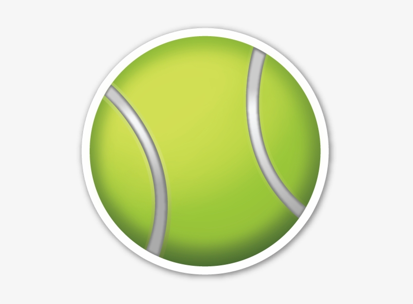Tennis Racquet And Ball - Emojis De Whatsapp Anciano, transparent png download