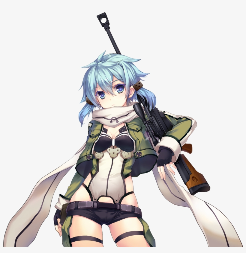 Asuna Though - Sword Art Online Sinon Render, transparent png download