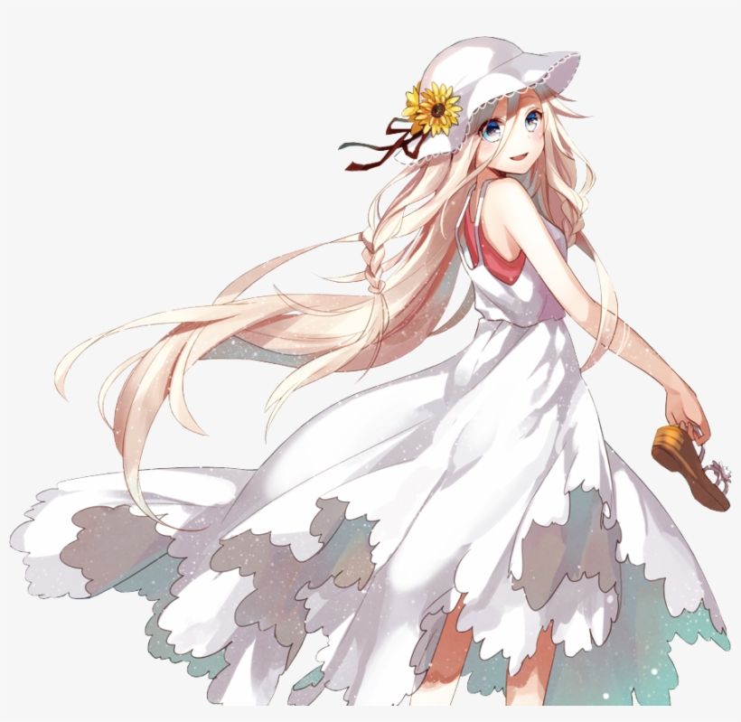 Anime Summer Girl Png - Summer Anime Girl Render, transparent png download