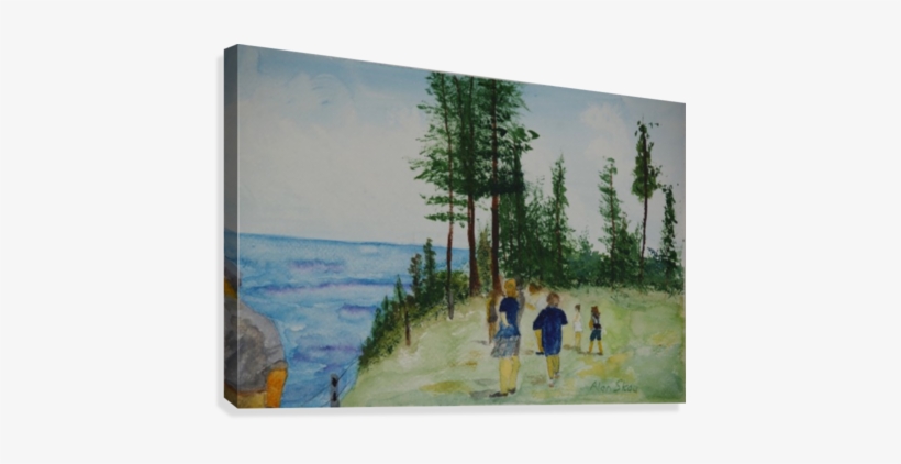 Anson's Point- Norfolk Island - Painting, transparent png download