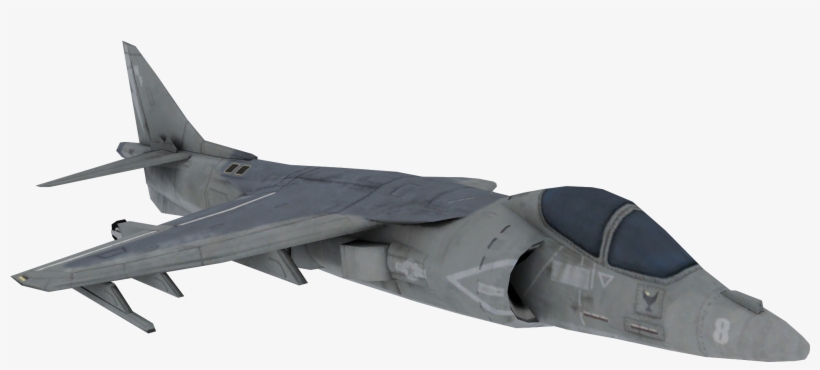 Av-8b Harrier Ii Model Cod4 - Call Of Duty Jet, transparent png download