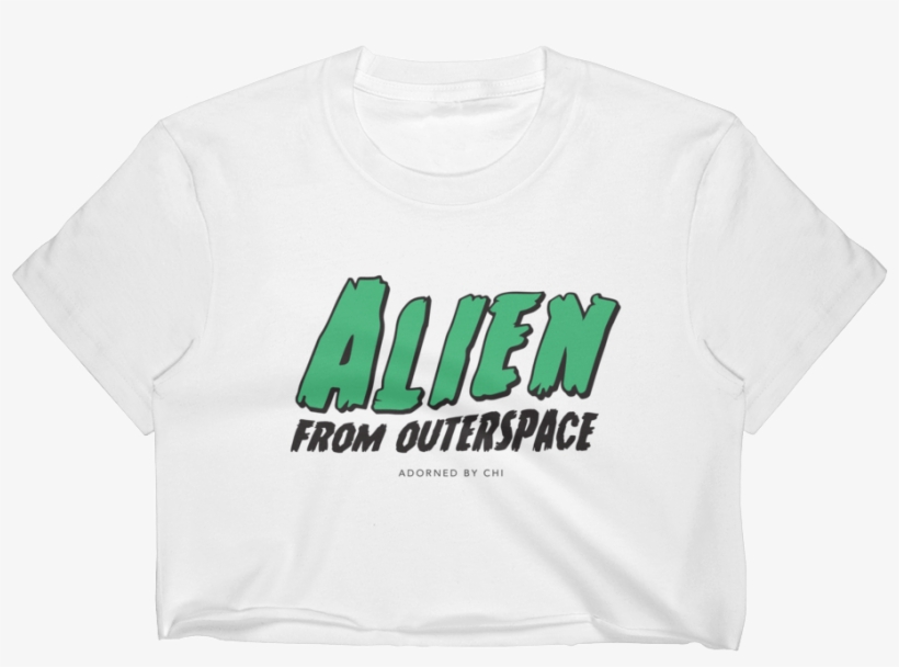 Adorned By Chi S "alien From Outerspace" Women's Crop - Crop Top, transparent png download