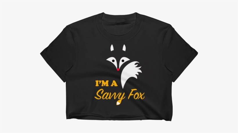 Women's I'm A Savvy Fox Crop Top - M A Drunk Alcoholics Go, transparent png download