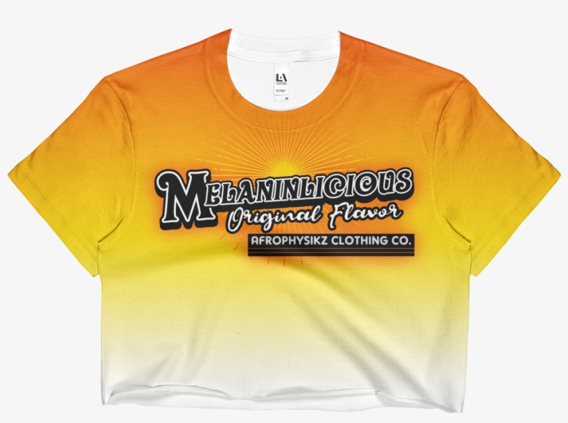 Image Of Melaninlicious Dye Sublimated Crop Top - Cute Aesthetic Crop Top, transparent png download
