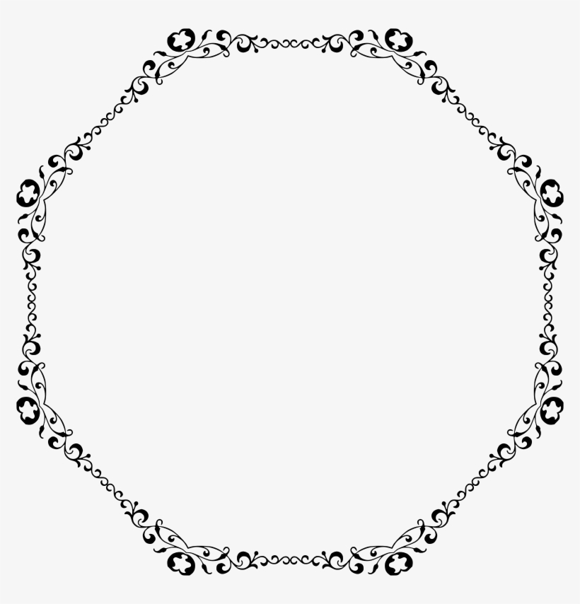 Elegant Border Png - Dotted Line Circle Png, transparent png download