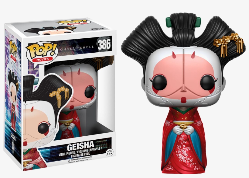 Geisha Pop Vinyl Figure - Funko Ghost In The Shell, transparent png download