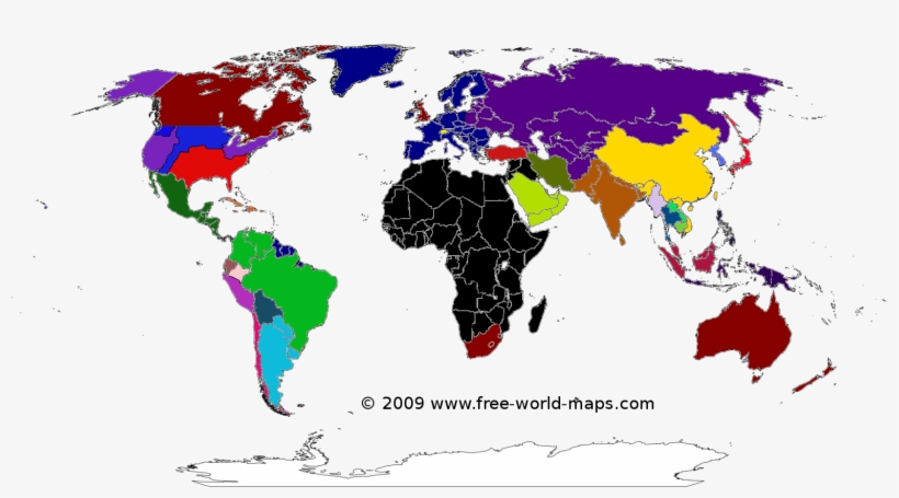 A World Of Ghosts - World Map, transparent png download