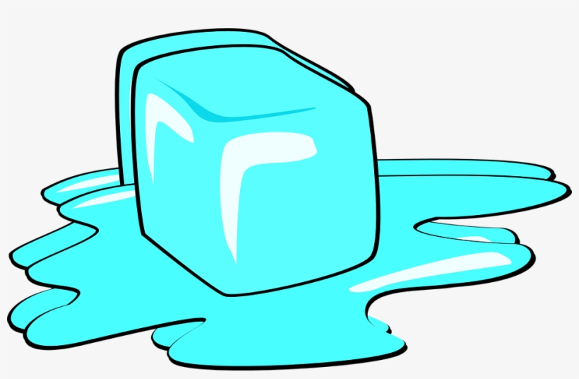 Ice Cube Melting Clipart, transparent png download