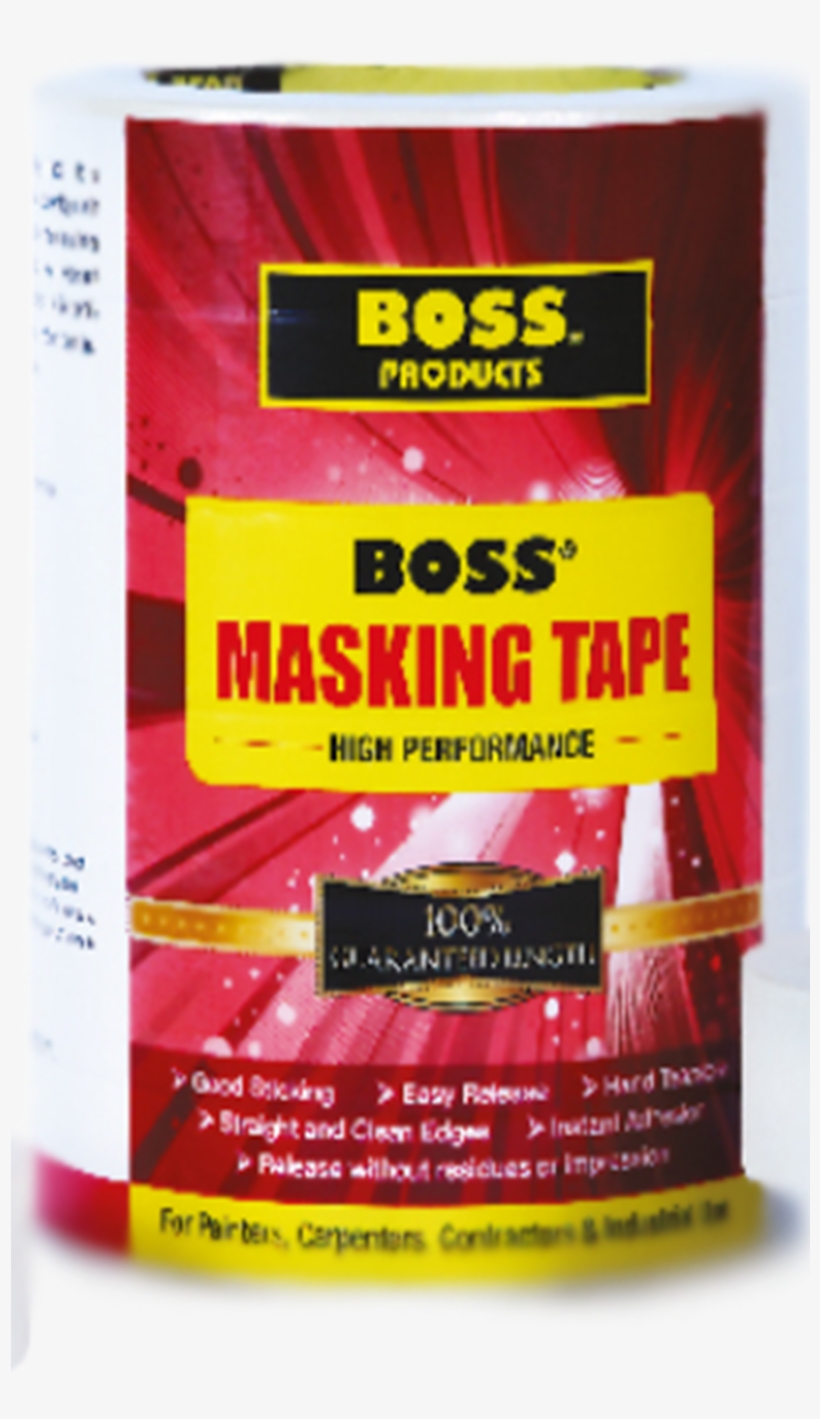 Boss® Masking Tape Is A General Purpose Masking Tape - Boss Masking Tape, transparent png download
