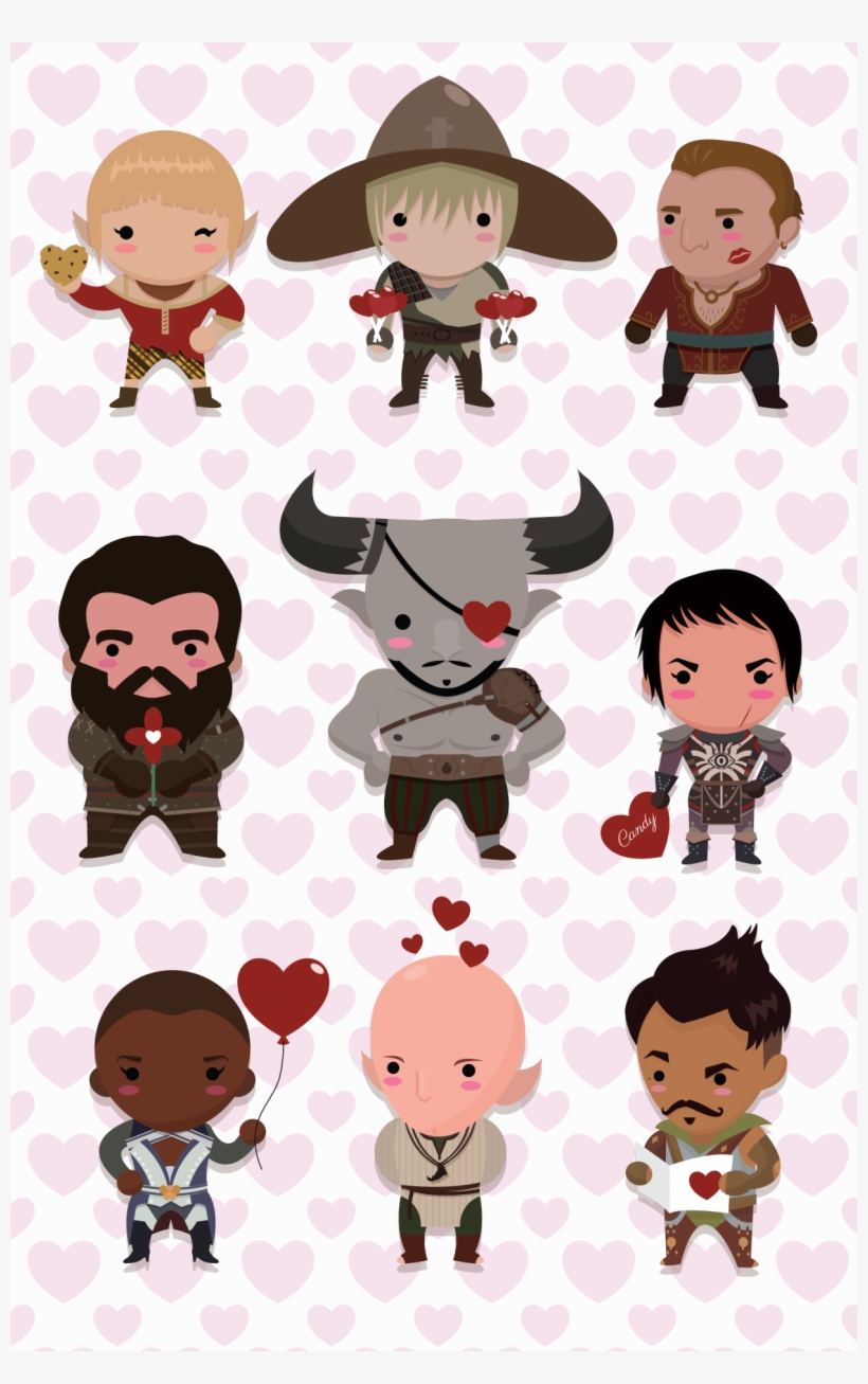 I'm Still A Total Dragon Age Geek So I Made This Cute - T-shirt, transparent png download