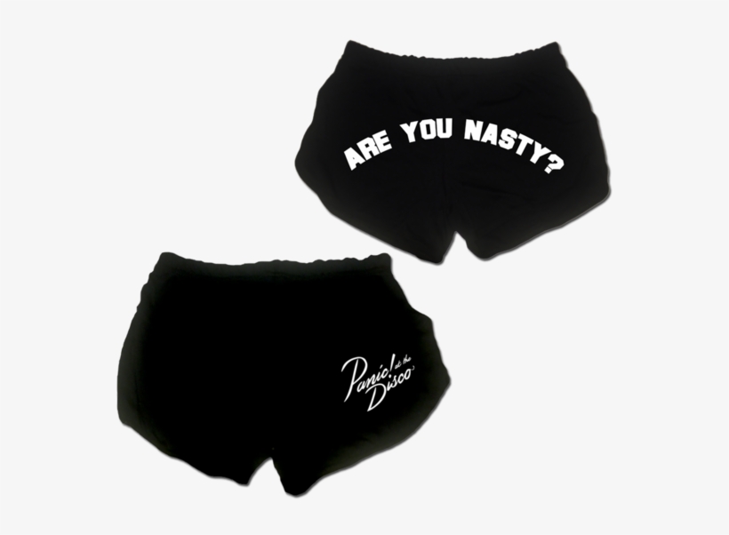 Panic At The Disco Are You Nasty Black Shorts - Panic At The Disco Are You Nasty Shorts, transparent png download