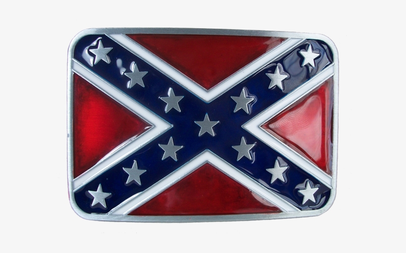 Confederate Belt Buckle - Rebel Flag Kiss My Ass, transparent png download