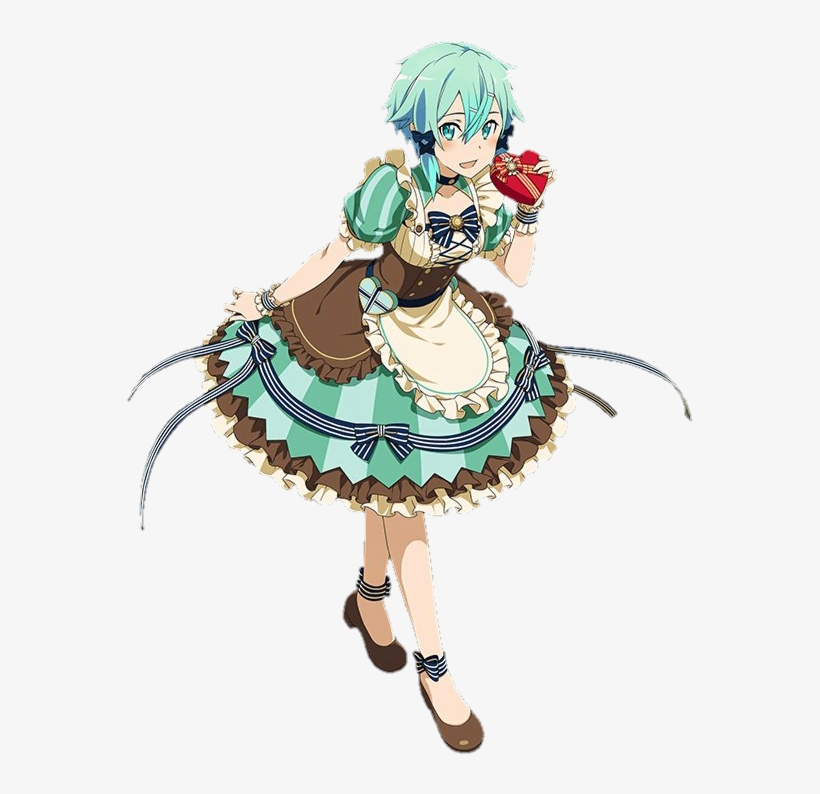 Sinon Valentine's Day Render By Thegothamguardian On - Valentines Sword Art Online, transparent png download