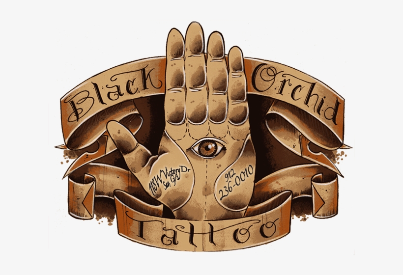 Black Orchid Tattoo Savannah Ga PNG Image Transparent PNG Free