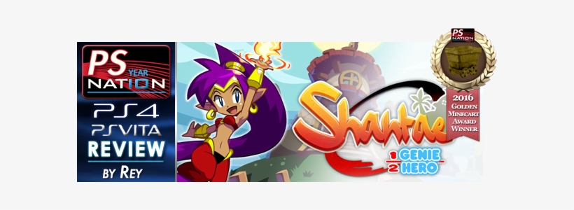 2016 Golden Minecart Awards - Shantae: Half-genie Hero, transparent png download