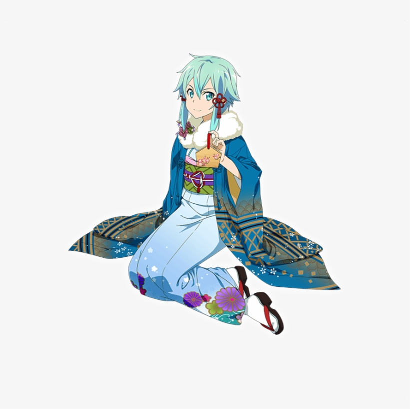 Sinon Sao Card Kimono, transparent png download