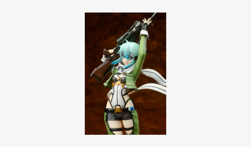 Sword Art Online Ii Pvc Statue 1/7 Sinon 33 Cm - Sword Art Online Sinon Figur, transparent png download