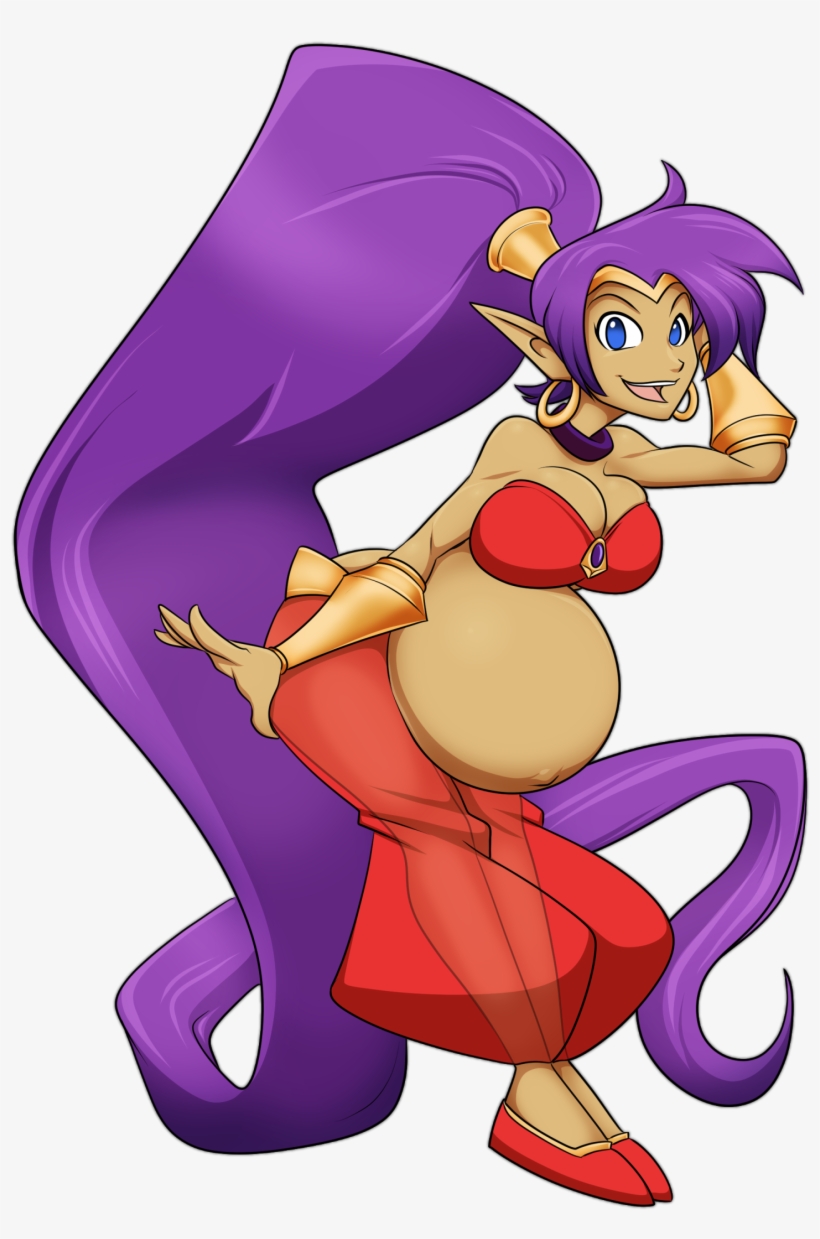 Shantae's In A Family Way - Shantae Pregnant, transparent png download