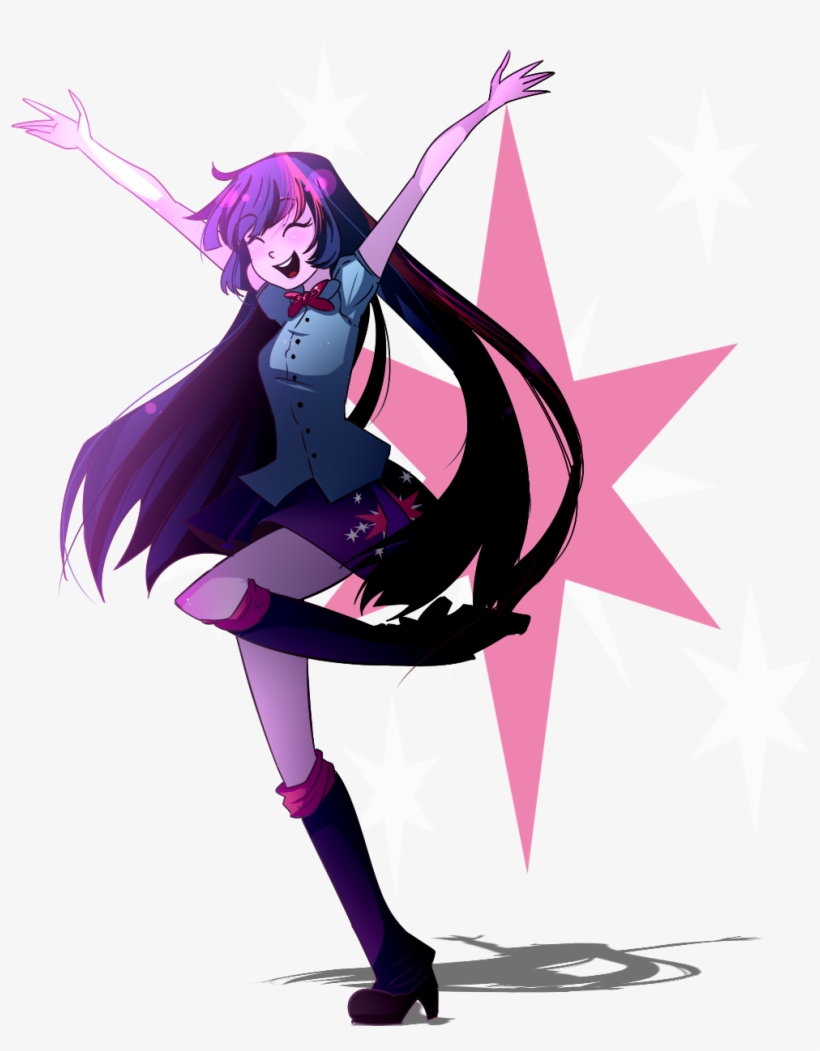 Twilight Sparkle Equestria Girls By Confusingart - Eqg Twilight Sparkle Fanart, transparent png download