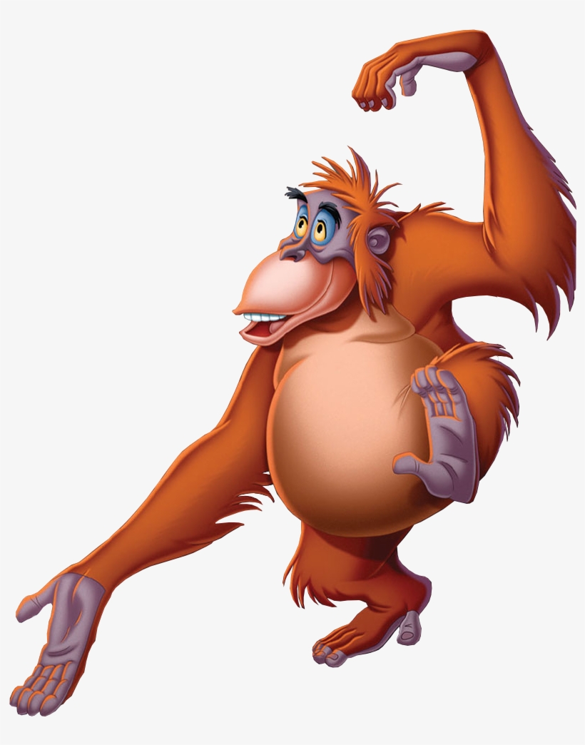 The Jungle Book Transparent Background - Jungle Book Characters King Louie, transparent png download