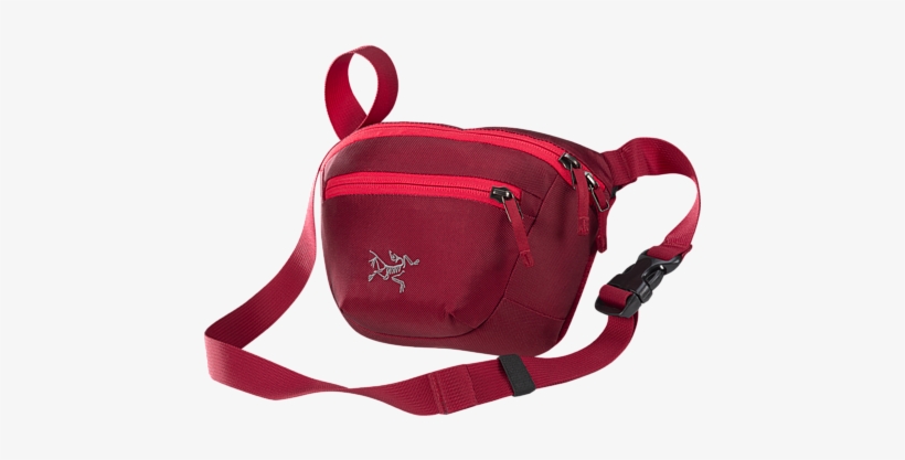 Smart Organization In A Small Bag That Can Be Worn - Arc'teryx Maka 1 Waistpack Lumbar Pack Red/pink, transparent png download