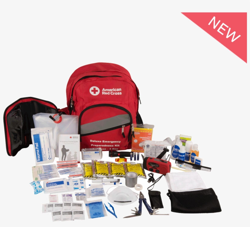 Deluxe Day Emergency Preparedness Kit Red Cross Store - Bag, transparent png download