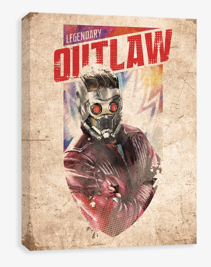 Hero Badge - Star-lord - Legendary Outlaw - Badge, transparent png download