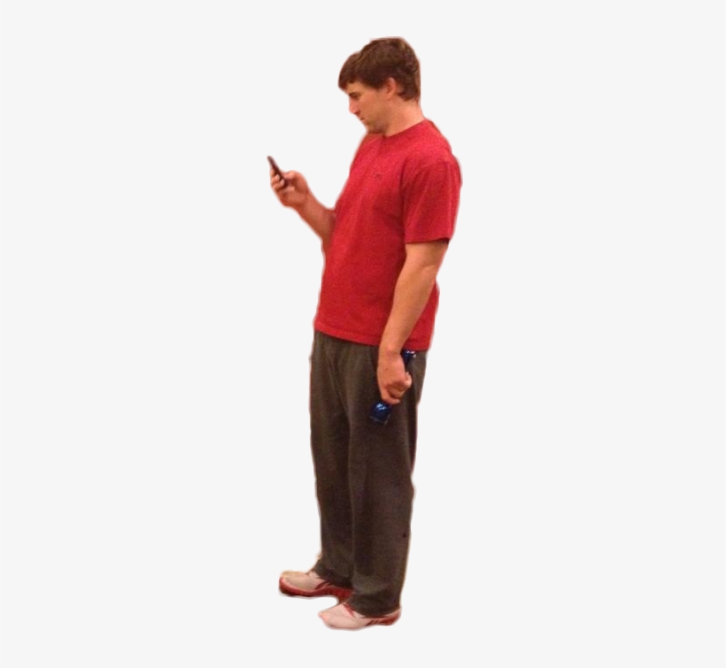 Eli Manning Looking At Things - Standing, transparent png download