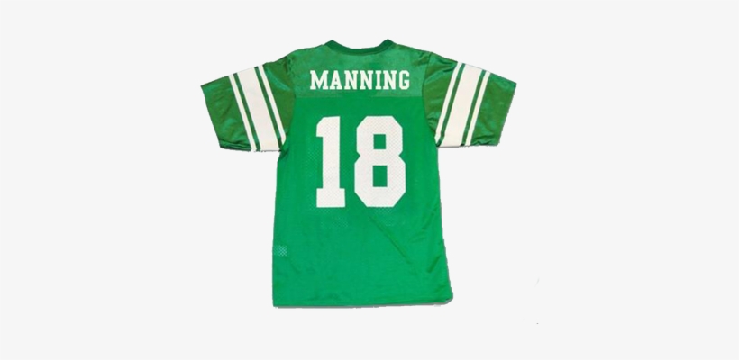 Eli Manning 18 Isidore Newman High School Green Football - Mitchell & Ness Nostalgia Co., transparent png download