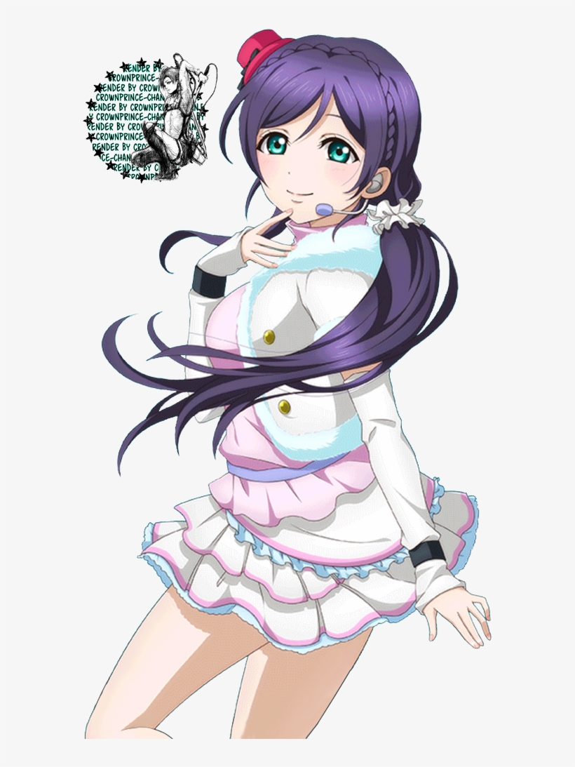 Render Toujou Nozomi 340 Love Live By Crownprince Chan-d8wzh5w - Nozomi Love Live Render, transparent png download