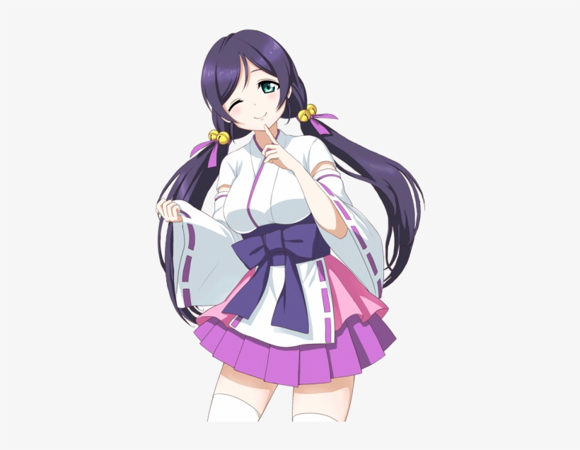 #love Live School Idol Project #nozomi #nozomi Tojo - Love Live Shrine Maiden, transparent png download