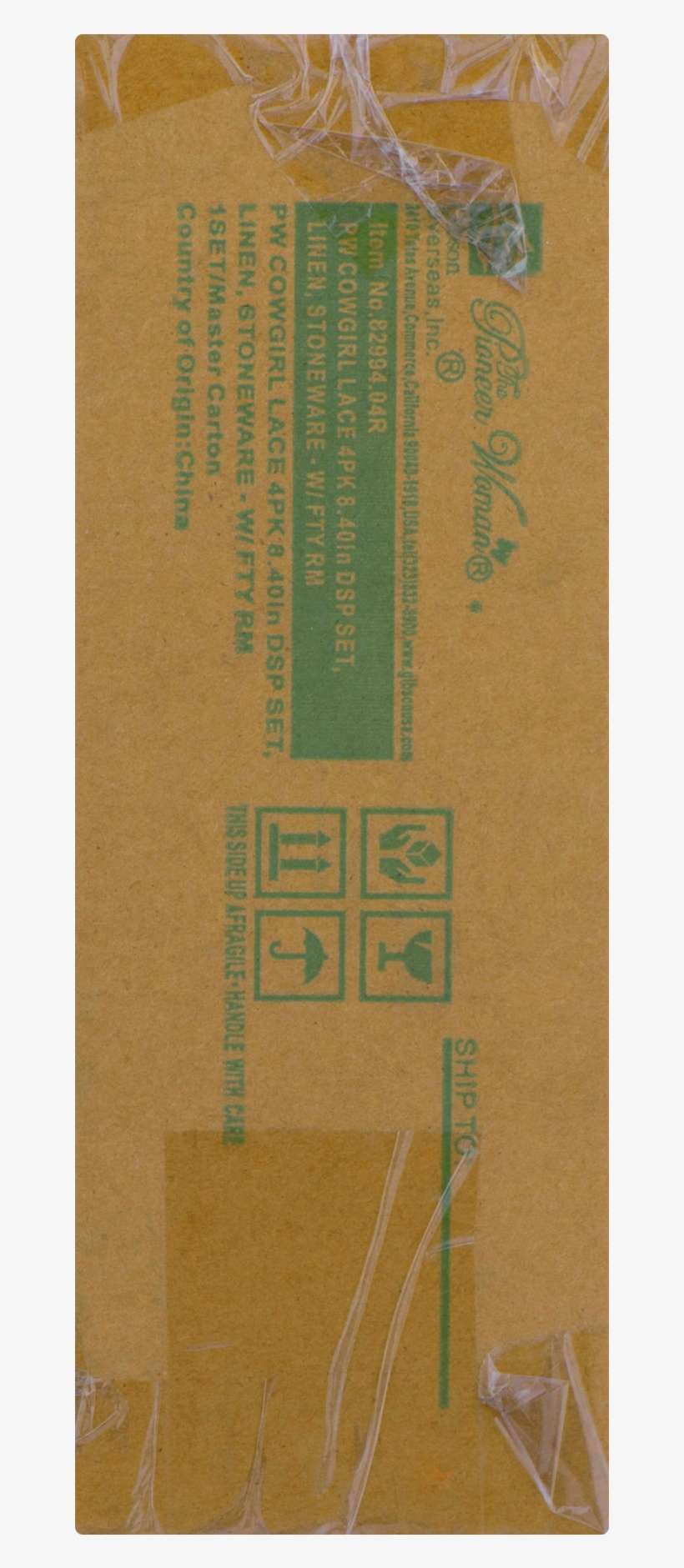 The Pioneer Woman Cowgirl Lace Transparent Glaze 4-pack - Case, transparent png download