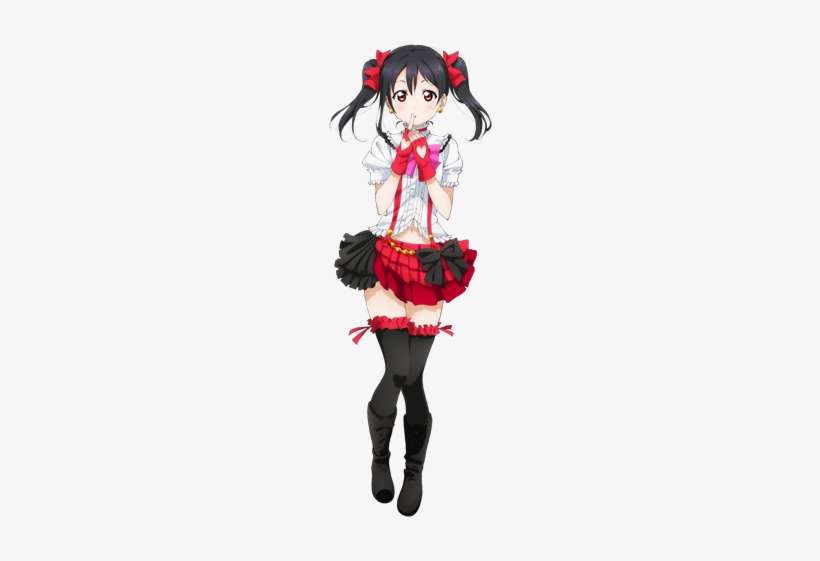 Yazawa Nico Character Profile - Love Live Yazawa Nico Black Short Straight Anime Ponytail, transparent png download