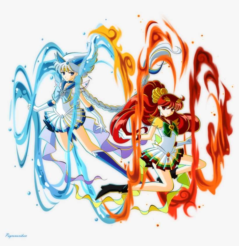 Sailor Lugia And Ho Oh By Psyconorikan D35g599 Original - Lugia And Ho Ho, transparent png download