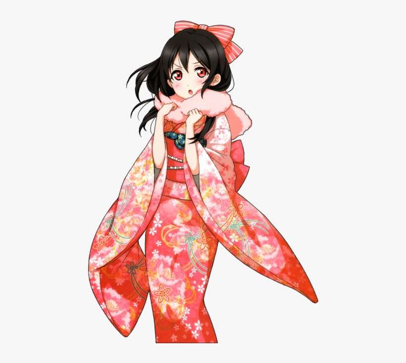 Love Live Kimono Nico, transparent png download