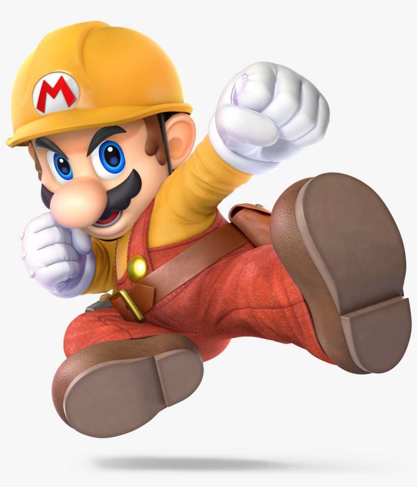 Mario As He Appears In Super Smash Bros - Super Smash Bros Ultimate Characters, transparent png download
