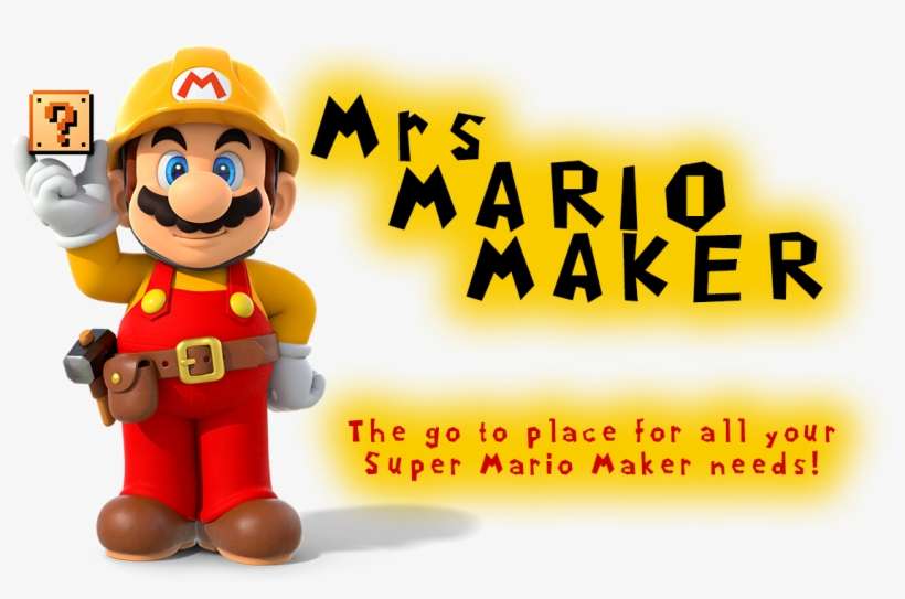 My Collection Of Level Designs For Nintendo's Super - Mario Maker Logo Transparent, transparent png download