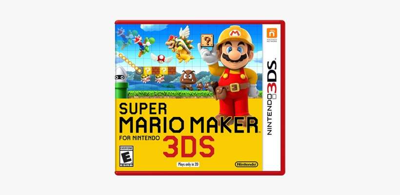 Super Mario Maker 3ds - Super Mario Maker For Nintendo 3ds, transparent png download