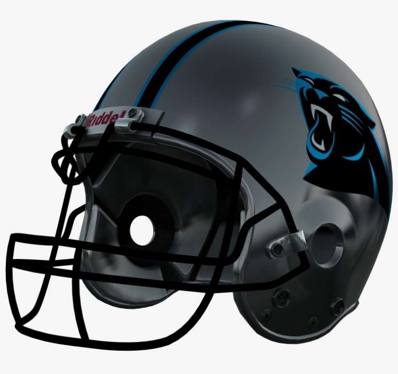 Carolina Panthers - Football Helmet Falcons Png, transparent png download